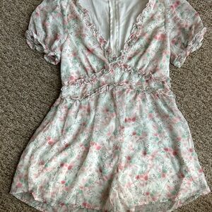 Trixxi Pastel Floral Dress